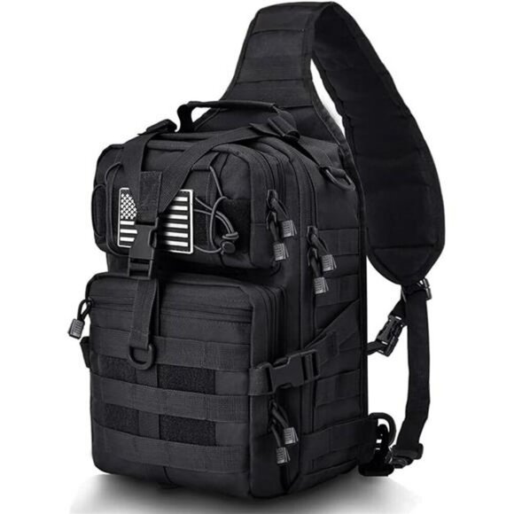 Tactical Sling Backpack Molle EDC Shoulder Bag Military Range Assault Pack - Picture 7 of 7